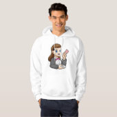 Dealer at Poker Hoodie (Voorkant volledig)