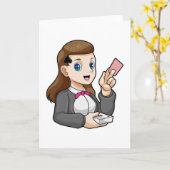 Dealer bij Poker Kaart (Gele Bloem)