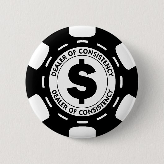 Dealer Consistency Poker Chip Ronde Button 5,7 Cm (Voorkant)