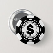 Dealer Consistency Poker Chip Ronde Button 5,7 Cm (Voorkant /achterkant)