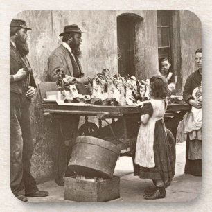 Dealer in Fancy Ware, 1876-77 (houtburytype) Bier Onderzetter