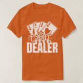 Dealer Poker Dealer Funny Poker  T-shirt (Design voorkant)