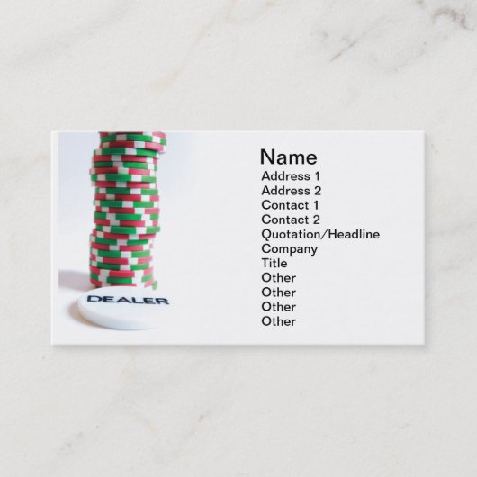 dealer visitekaartje (Voorkant)