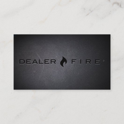 DealerFire Black Visitekaartje (Voorkant)