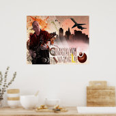 dean band poster urban (Keuken)