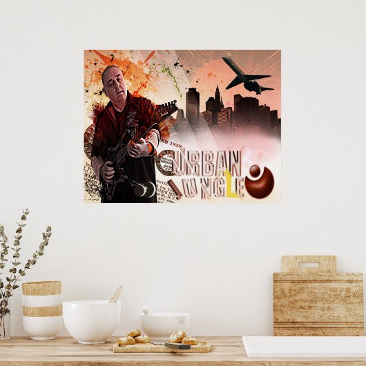 dean band poster urban (Keuken)