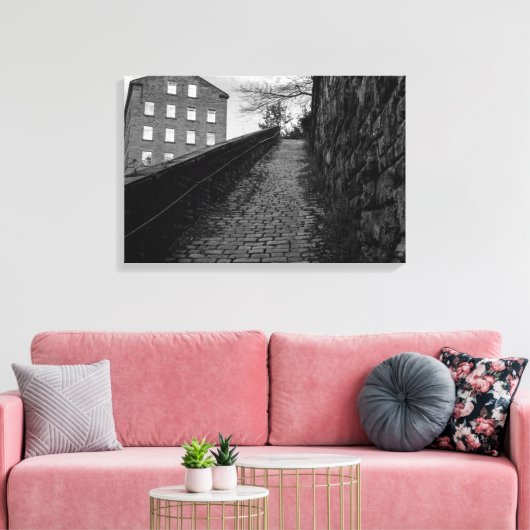 Dean Clough Ascent - Echo's van Brandt Canvas Afdruk (Insitu (Woonkamer))