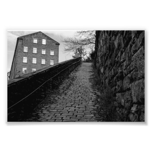 Dean Clough Ascent - Echo's van Brandt Foto Afdruk (Voorkant)