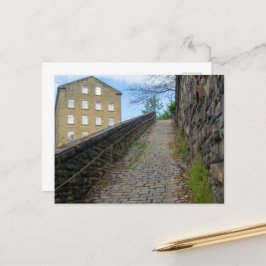 Dean Clough Cobblestone Climb - Brandt's Spirit Briefkaart