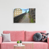 Dean Clough Cobblestone Climb - Geest van Brandt Canvas Afdruk (Insitu (Woonkamer))