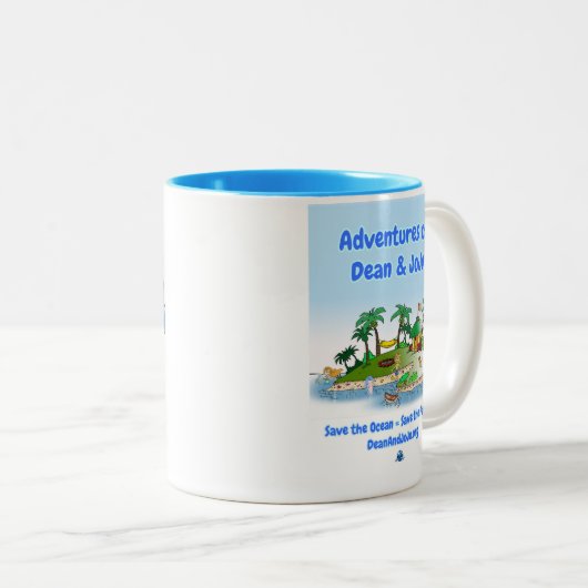 Dean en JoJo Island Adventures Mok (Voorkant rechts)