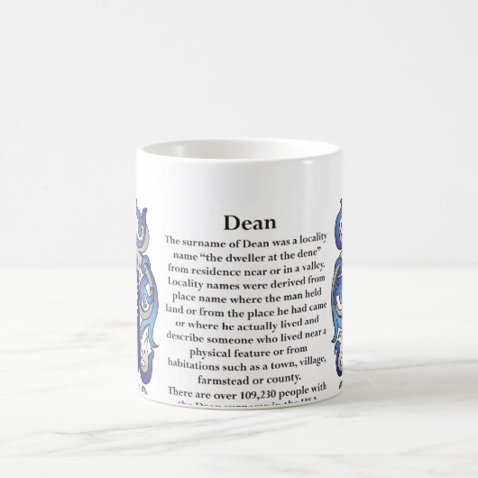 Dean Family Coat of Arms Mok (Center)