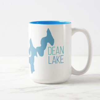 Dean Lake, Grand Rapids, Michigan Tweekleurige Koffiemok