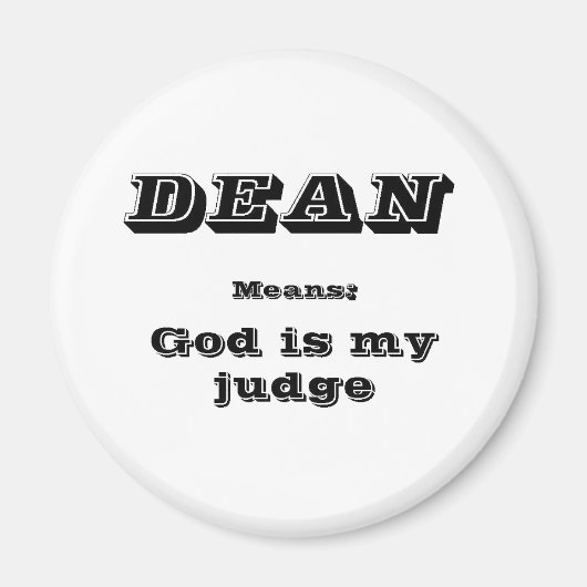 Dean Magneet (Voorkant)