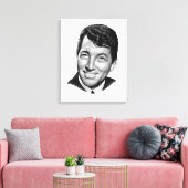 Dean Martin Canvas Afdruk (Insitu (Woonkamer))