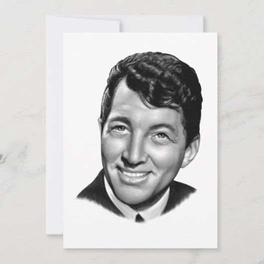 Dean Martin Feestdagenkaart (Voorkant)