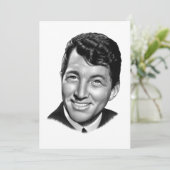 Dean Martin Feestdagenkaart (Staand voorkant)