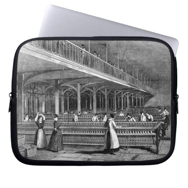 Dean Mills - The Doubling Room, 1851 (litho) Laptop Sleeve (Voorkant)