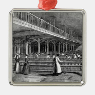 Dean Mills - The Doubling Room, 1851 (litho) Metalen Ornament