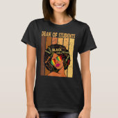 Dean of Studenten Afro African American Black Hist T-shirt (Voorkant)
