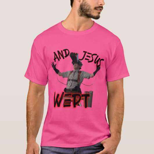 Dean Pelton - En Jezus huilde T-shirt (Voorkant)