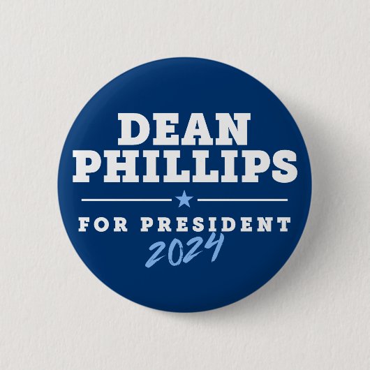 Dean Phillips 2024 Ronde Button 5,7 Cm (Voorkant)