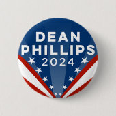 Dean Phillips 2024 Ronde Button 5,7 Cm (Voorkant)