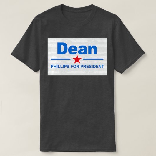 Dean Phillips voor President T-shirt (Design voorkant)