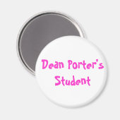 Dean Porter's student Magneet (Voorkant / Achterkant)