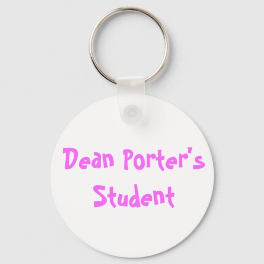 Dean Porter's student Sleutelhanger (Voorkant)