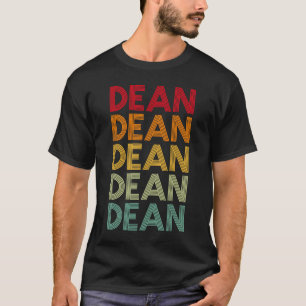 Dean Retro Naam Humor Bijnaam T-shirt