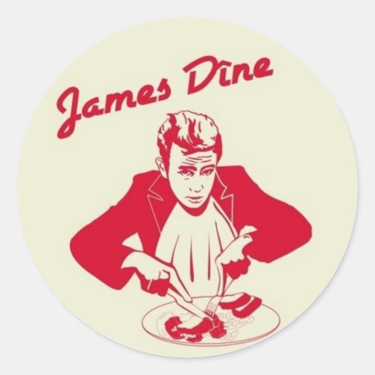 Dean Ronde Sticker (Voorkant)