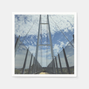 Dean Street voetgangersbrug pad naar de lucht Servet