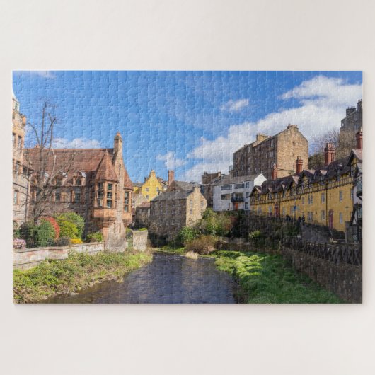 Dean Village, Edinburgh, Schotland Legpuzzel (Horizontaal)