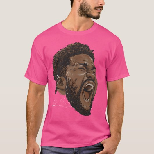 Deandre Ayton Phoenix Scream T-shirt (Voorkant)