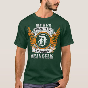 Deangelis Name Shirt onderschat nooit de kracht
