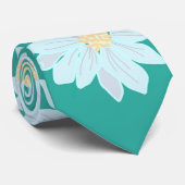 Deanna Day Daisey Stropdas Blauwgroen (Opgerold)