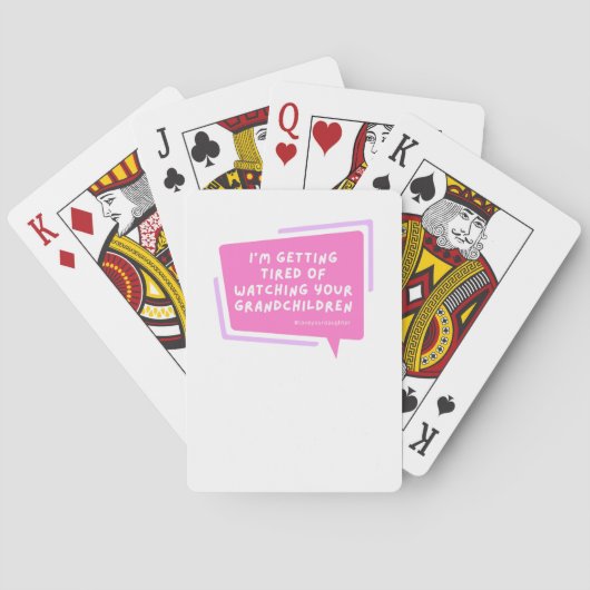 Deanna Day Poker Speelkaarten (Achterkant)