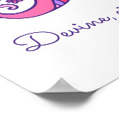 Deanna initiële D doodle kunst naam betekenis Poster (Hoek)