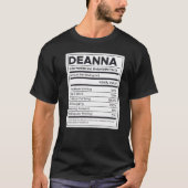 Deanna Nutrition Information Problem Oplossing har T-shirt (Voorkant)