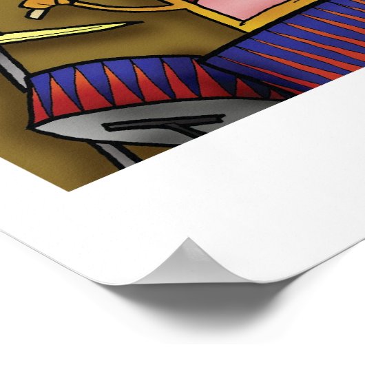 Deano speelt de Drums Poster (Hoek)