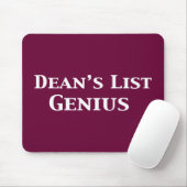 Dean's List Genius Gifts Muismat (Met muis)