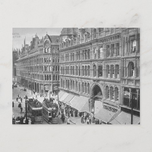 Deansgate, Manchester, c.1910 Briefkaart (Voorkant)