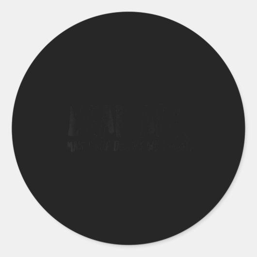 Dear Abs, Maybe One Day We Will Meet - Funny Gym Q Ronde Sticker (Voorkant)