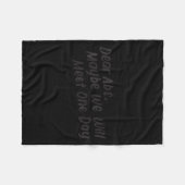 Dear Abs Maybe One Day We Will Meet Funny Gym Quot Fleece Deken (Voorkant (Horizontaal))