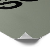 DEAR BED, BE BACK SOON – Bedroom Poster (Hoek)