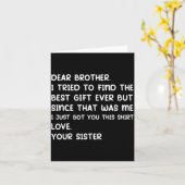 Dear Brother I Tried To Find The Ever But Since Wa Kaart (Gele Bloem)