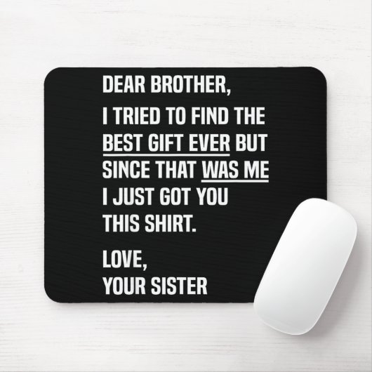 Dear Brother Quote Funny Sibling Humor Joke From S Muismat (Met muis)