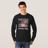 Dear Dad Great Job We're Awesome Thank Father's da T-shirt (Voorkant volledig)