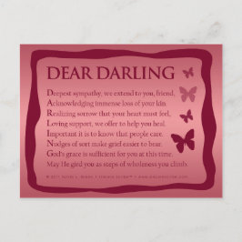 Dear Darling (Acrostic) Briefkaart